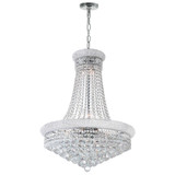 Mid. Chandeliers Glass Down by CWI Lighting ( 401 | 8001P24C Empire ) 