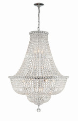 Mid. Chandeliers Empire/Basket by Crystorama ( 60 | ROS-A1015-CH-CL-MWP Roslyn ) 