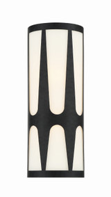 Sconces Pocket by Crystorama ( 60 | ROY-802-BK_LED Royston ) 