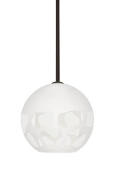 Multi-Systems Line Voltage Pendants by Besa ( 74 | 1TT-ROCKYWH-LED-BR Rocky ) 