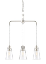 Linear/Island 3 Light Bar by Designers Fountain ( 43 | 87883-SP Echo ) 