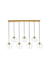 Linear/Island 4 Light + by Elegant Lighting ( 173 | LD2230BR BAXTER ) 