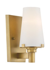 Sconces Single Glass by Designers Fountain ( 43 | 87901-VTG Hyde Park ) 