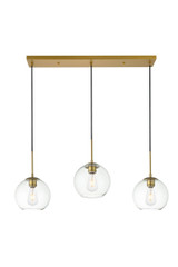 Linear/Island 3 Light Bar by Elegant Lighting ( 173 | LD2236BR BAXTER ) 