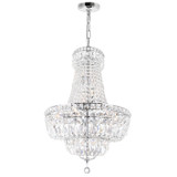 Mid. Chandeliers Glass Down by CWI Lighting ( 401 | 8003P30C Stefania ) 