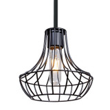 Mini Pendants Open Frame by Besa ( 74 | 1TT-SPEZ07-EDIL-BK Besa Spezza 7 Pendant ) 