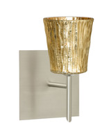 Sconces Single Glass by Besa ( 74 | 1SW-5125GF-SN-SQ Nico ) 