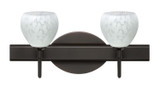 Bathroom Fixtures Two Lights by Besa ( 74 | 2SW-560519-BR Tay Tay ) 