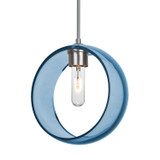 Mini Pendants Glass Down by Besa ( 74 | 1JC-MANABL-SN-NI Besa Mana Pendant ) 