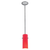 Mini Pendants Glass Down by Access ( 18 | 28030-3R-BS/RED Cylinder ) 