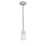 Mini Pendants Glass Down by Access ( 18 | 28033-1R-BS/CLOP Glass'n Glass Cylinder ) 