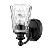 Sconces Single Glass by Acclaim Lighting ( 106 | IN40020BK Mae ) 