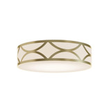 Flush Mounts Drum Shade by AFX Lighting ( 162 | LAKF24LAJUDGD Lake ) 