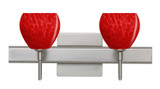 Bathroom Fixtures Two Lights by Besa ( 74 | 2SW-5605RC-SN-SQ Besa Tay Tay Vanity with Square Canopy ) 