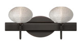 Bathroom Fixtures Two Lights by Besa ( 74 | 2SW-5612GL-BR Lasso ) 