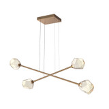 Linear/Island 2 Light Bar by Hammerton Studio ( 404 | PLB0039-M2-NB-A-CA1-L1 Gem ) 