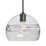 Mini Pendants Glass Down by Besa ( 74 | J-SPIR10CL-BK Besa Spirit 10 Pendant ) 