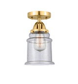 Semi-Flush Mts. Glass Down by Innovations ( 405 | 288-1C-SG-G184-LED Nouveau 2 ) 