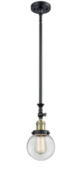 Mini Pendants Glass Down by Innovations ( 405 | 206-BAB-G202-6-LED Franklin Restoration ) 