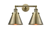 Bathroom Fixtures Two Lights by Innovations ( 405 | 208-AB-M13-AB-LED Franklin Restoration ) 