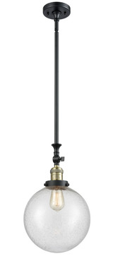 Pendants Glass Down by Innovations ( 405 | 206-BAB-G204-10-LED Franklin Restoration ) 