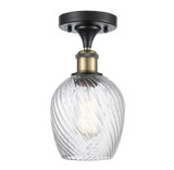 Semi-Flush Mts. Glass Down by Innovations ( 405 | 516-1C-BAB-G292 Ballston ) 