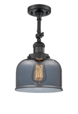 Semi-Flush Mts. Glass Down by Innovations ( 405 | 201F-BK-G73-LED Franklin Restoration ) 