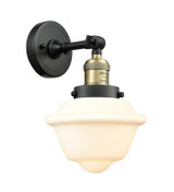 Sconces Single Glass by Innovations ( 405 | 203-BAB-G531-LED Franklin Restoration ) 