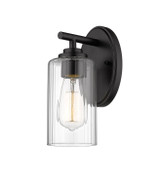 Sconces Single Glass by Innovations ( 405 | 353-1W-BK-CL-LED Auralume ) 
