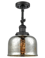 Semi-Flush Mts. Glass Down by Innovations ( 405 | 201F-BK-G78 Franklin Restoration ) 