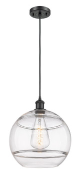 Mini Pendants Glass Down by Innovations ( 405 | 516-1P-BK-G556-12CL Ballston ) 