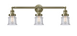 Bathroom Fixtures Three Lights by Innovations ( 405 | 205-AB-G184S Franklin Restoration ) 