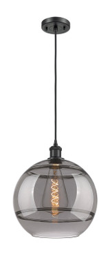 Mini Pendants Glass Down by Innovations ( 405 | 516-1P-BK-G556-12SM Ballston ) 