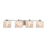 Bathroom Fixtures Four Lights by Justice Designs ( 102 | FAL-8444-55-NCKL-LED4-2800 LumenAria ) 