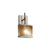 Sconces Single Glass by Justice Designs ( 102 | FSN-8417-30-MROR-NCKL-LED1-700 Fusion ) 