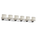 Bathroom Fixtures Four Lights by Justice Designs ( 102 | CLD-8926-30-CROM-LED6-4200 Clouds ) 