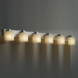 Bathroom Fixtures Five+Lights by Justice Designs ( 102 | CLD-8926-30-NCKL Clouds ) 