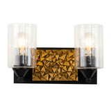 Bathroom Fixtures Two Lights by Lucas + McKearn ( 175 | BB90586MB-2B1G Bocage ) 
