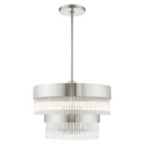 Mini Chandeliers Drum Shade by Livex Lighting ( 107 | 49824-91 Norwich ) 