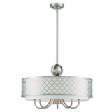 Mid. Chandeliers Drum Shade by Livex Lighting ( 107 | 41105-91 Arabesque ) 