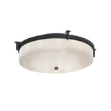 Flush Mounts Bowl Style by Justice Designs ( 102 | CLD-8985-MBLK Clouds ) 
