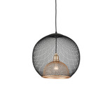 Pendants Metal Shade by Kuzco Lighting ( 347 | 494418-BK/GD Gibraltar ) 