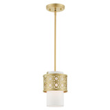 Mini Pendants Glass Down by Livex Lighting ( 107 | 49861-33 Calinda ) 