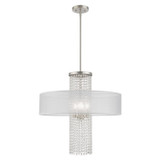 Mid. Chandeliers Drum Shade by Livex Lighting ( 107 | 41122-91 Bella Vista ) 