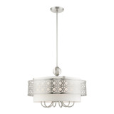 Mid. Chandeliers Drum Shade by Livex Lighting ( 107 | 49866-91 Calinda ) 