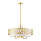 Mid. Chandeliers Drum Shade by Livex Lighting ( 107 | 49867-33 Calinda ) 