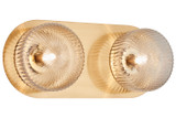 Bathroom Fixtures Two Lights by Matteo Lighting ( 423 | S01302AGCL Knobbel ) 