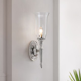Sconces Single Glass by Lucas + McKearn ( 175 | BB-DRYDEN2-PC Dryden ) 