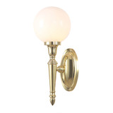 Sconces Single Glass by Lucas + McKearn ( 175 | BB-DRYDEN4-PB Dryden ) 