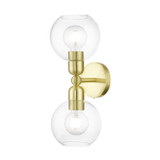 Sconces Double Glass by Livex Lighting ( 107 | 16972-12 Downtown ) 